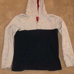 American eagle long T-shirt with hood